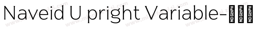 Naveid U pright Variable字体转换